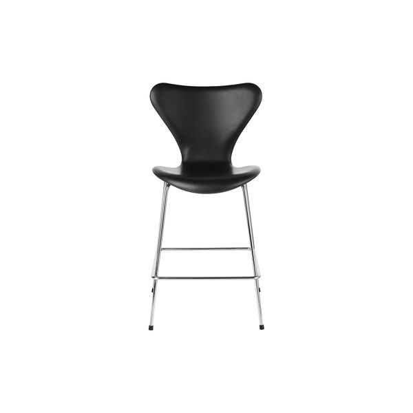 Series 7™ 3187 Helklädd barstol, Soft black, Fritz Hansen
