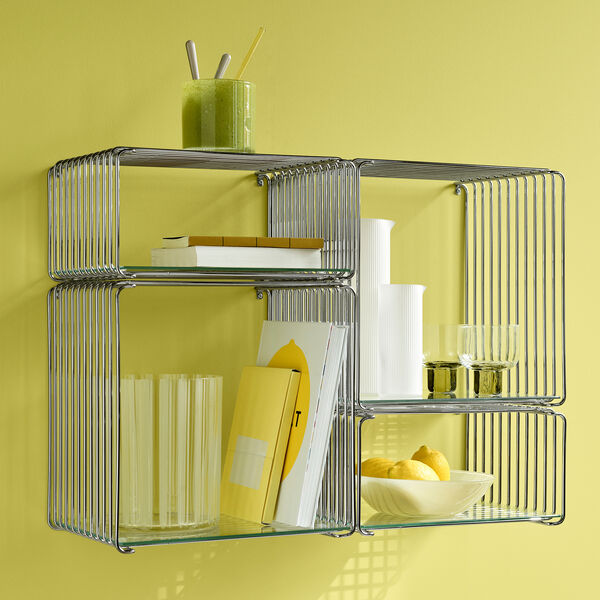 Panton Wire Halv h&ouml;jd, 43 chrome, Montana Furniture