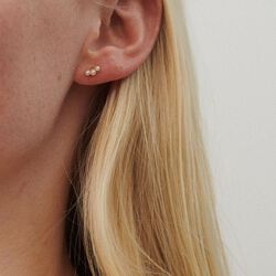 Ocean Pearl Earstick, guld, Pernille Corydon Jewellery
