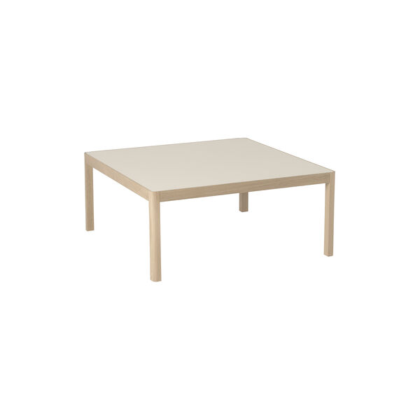 Workshop Coffee Table, warm grey linoleum/oak Workshop Coffee Table, warm grey linoleum/oak, Muuto