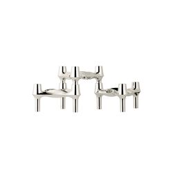 STOFF Nagel BMF ljusstake 3 st, chrome, STOFF Nagel
