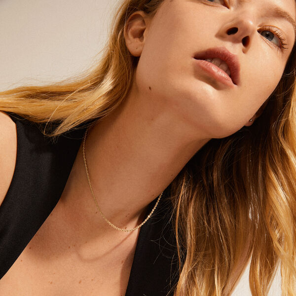 PAM Robe Chain Armband, guldpläterat, Pilgrim