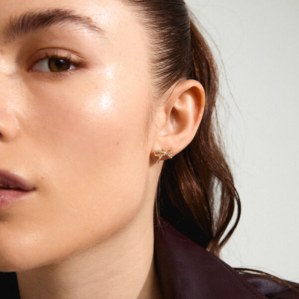 CATHARINA Studs, guldpl&auml;terat, Pilgrim