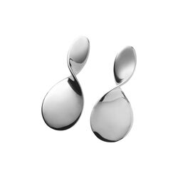 La Pausa Earrings Medium, silver plated, Pernille Corydon Jewellery
