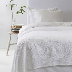 Dani Bedspread, white, Himla