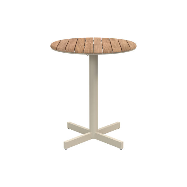 Pelagus Café Table, light ivory, Fritz Hansen