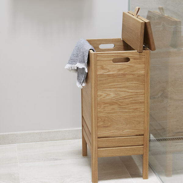A Line Laundry Box, oiled oak A Line Laundry Box, oiled oak, Form & Refine