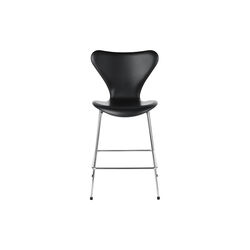 Series 7™ 3187 Helklädd barstol, Essential black, Fritz Hansen