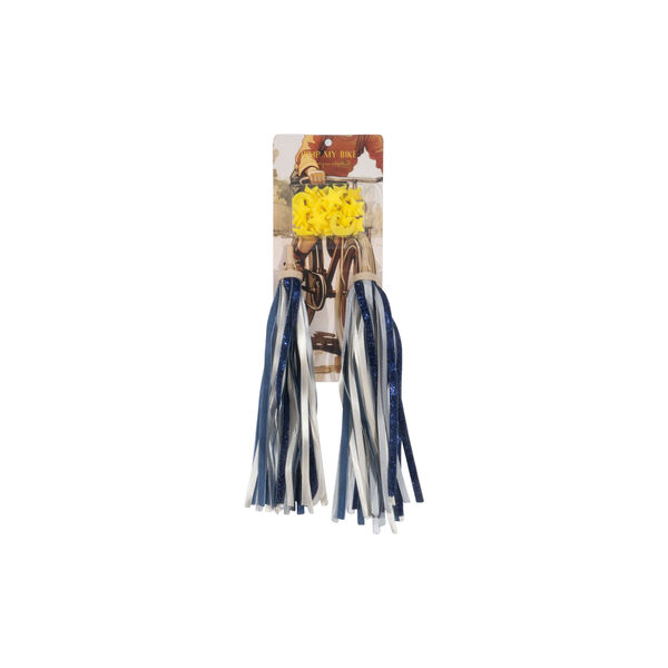 Bicycle Streamers and Beads, dark blue glitter, Konges Sløjd