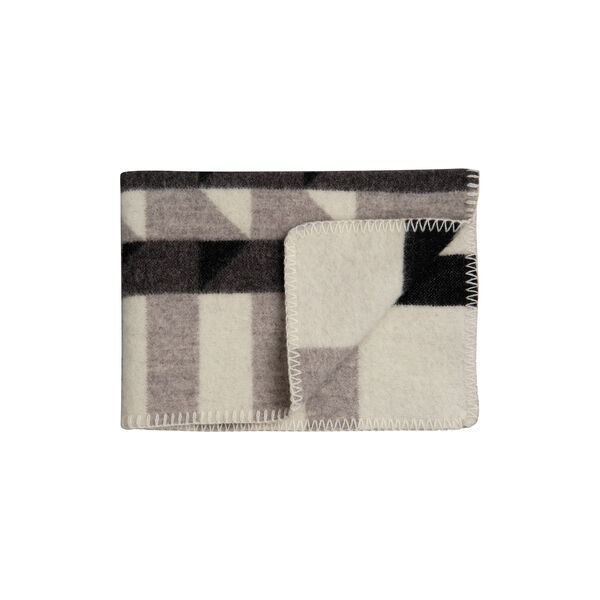 KVAM Baby Size Throw, greyscale KVAM Baby Size Throw, greyscale, Røros Tweed