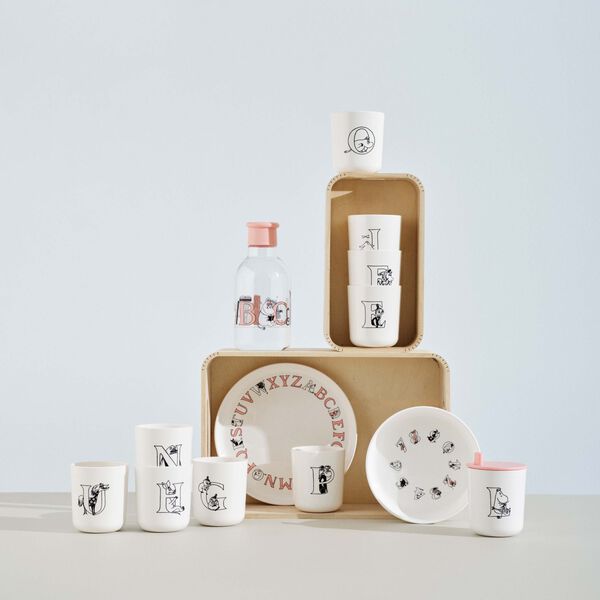 Moomin ABC mugg G, moomin white, RIG-TIG