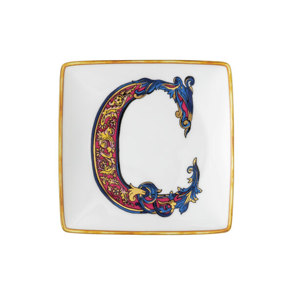 Versace Alphabet Dish C Versace Alphabet Dish C, Rosenthal x Versace