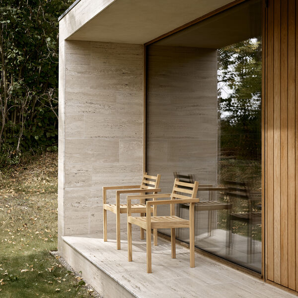 CH AH502 Outdoor Matbordsstol med armst&ouml;d, Carl Hansen & S&oslash;n