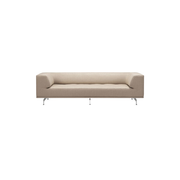 4511 Delphi 3P Sofa, keiga 242/aluminium, Fredericia Furniture