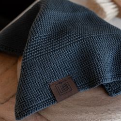 Stickad Disktrasa, dark grey, By LOHN