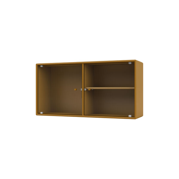 RIPPLE I Vitrine Cabinet, 142 amber, Montana Furniture