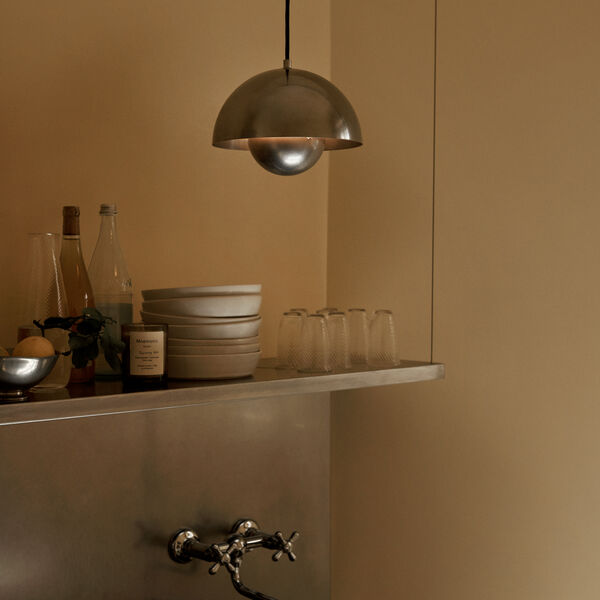 Flowerpot VP1 Pendant Anniversary Edition, pewter, &Tradition
