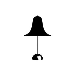 Pantop Portabel bordslampa, pitch brown, Verpan