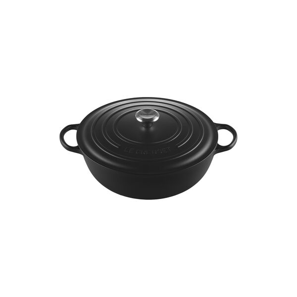 Signature gjutj&auml;rn stekgryta &Oslash; 32 cm, matte svart, Le Creuset
