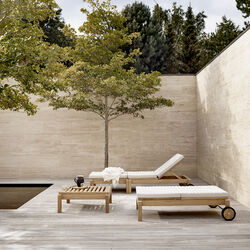 CH AH604F Outdoor Lounger fotpall, Carl Hansen & S&oslash;n