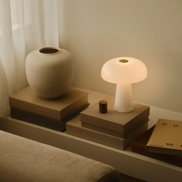 Glossy Mini bordslampa, vit, Design For The People