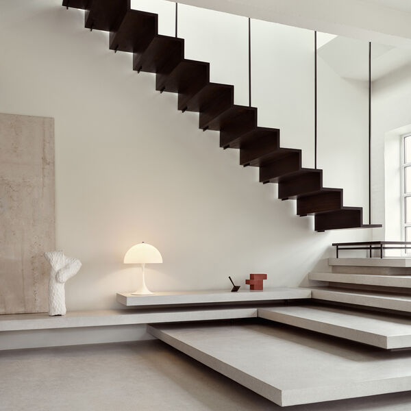 Panthella 400 bordslampa, vit, Louis Poulsen