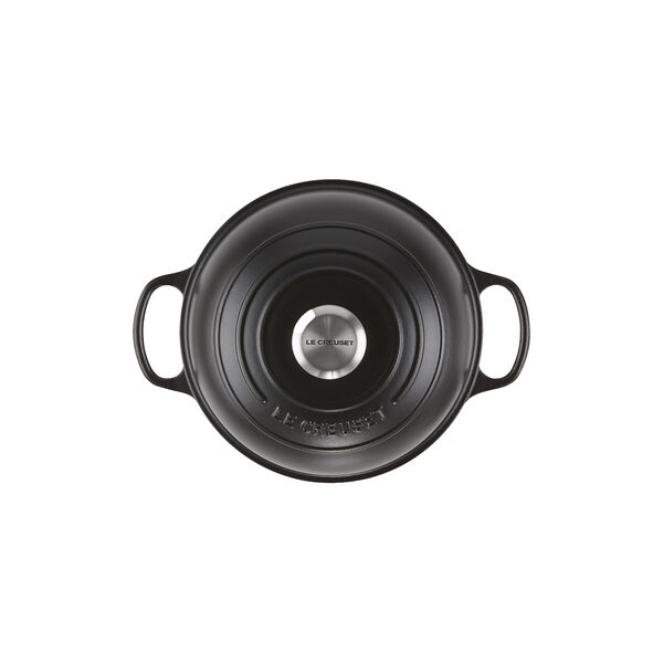 Signature gjutj&auml;rn br&ouml;dform, matte black, Le Creuset