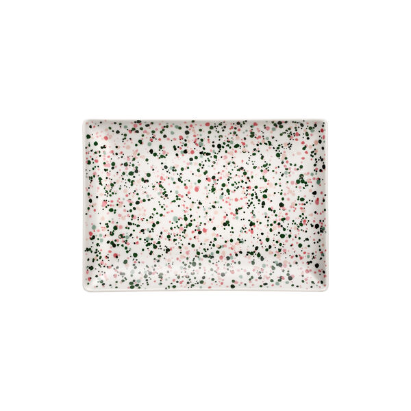Helle A4 Plate, pink-green, Iittala