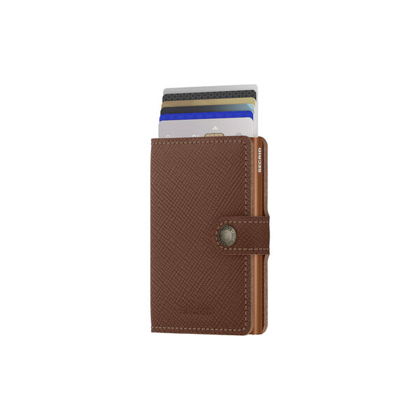 Miniwallet, saffiano caramel, Secrid