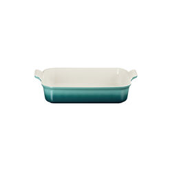 Heritage rektangul&auml;rt fat 32 cm, bleu riviera, Le Creuset