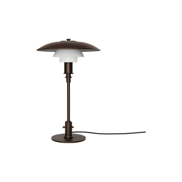 PH 3/2 bordslampa, aged brass/opal glass, Louis Poulsen