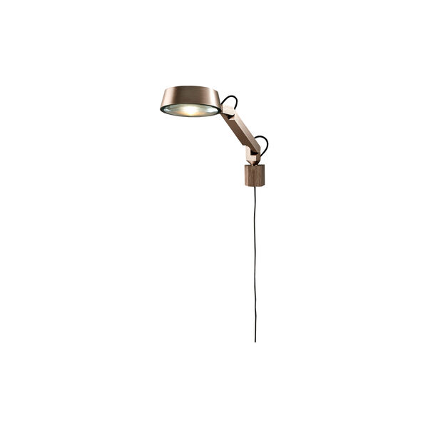 DARK W1 vägglampa, rose gold, LIGHT-POINT