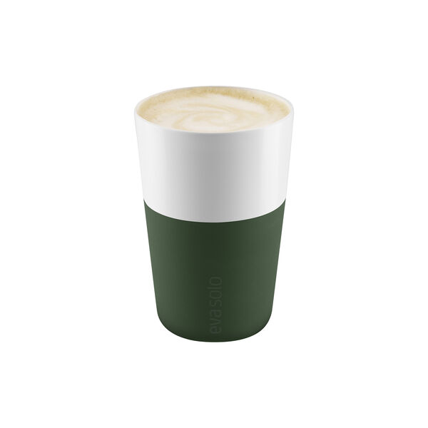 Cafe Latte-mugg 2 st., emerald green, Eva Solo