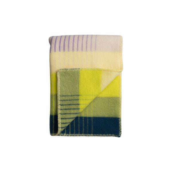 ÅSMUND GRADIENT Throw, yellow/blue ÅSMUND GRADIENT Throw, yellow/blue, Røros Tweed