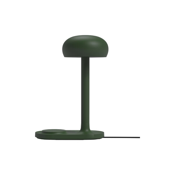 Emendo lampa med tr&aring;dl&ouml;s Qi-laddare, emerald green, Eva Solo