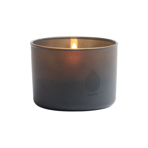 LED rechargeable glass candle, grey LED rechargeable glass candle, grey, Uyuni Lighting