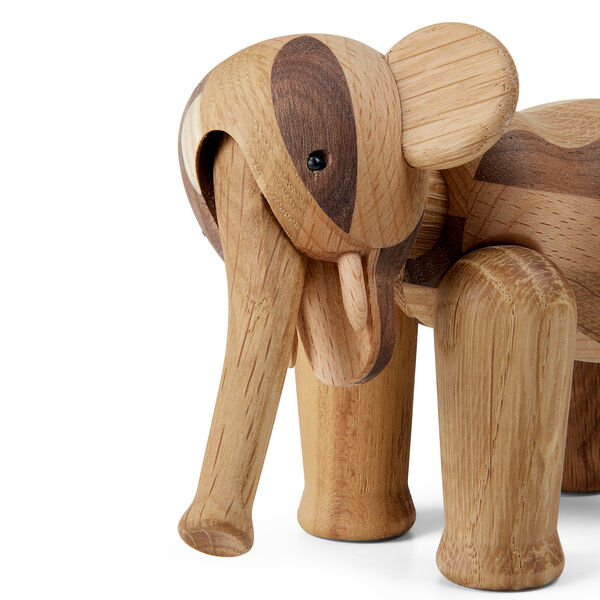 Elefant Reworked Anniversary mini mixed wood, Kay Bojesen Denmark