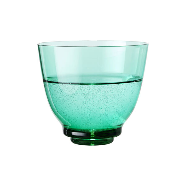 Flow vattenglas, emerald green Flow vattenglas, emerald green, Holmegaard