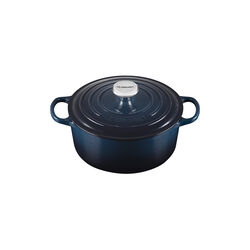 Signature gjutj&auml;rn rund gryta &Oslash; 24 cm, nuit, Le Creuset