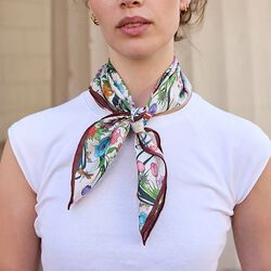 LIVING&nbsp;GARDEN&nbsp;Scarf, vit, Bella Ballou