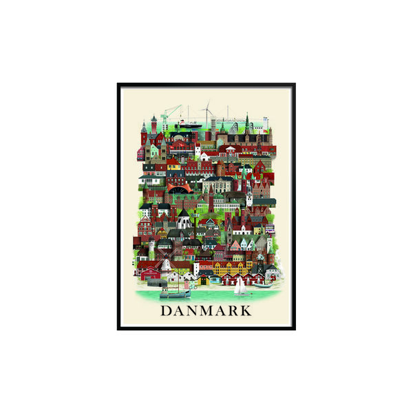 Danmark, affisch, Martin Schwartz