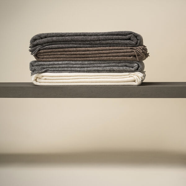 Sams&oslash; Throw, 00115 nordic grey, Silkeborg Uldspinderi
