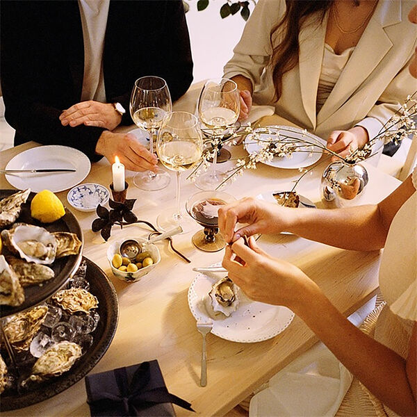 White Fluted Full Lace Tallrik Ø 17 cm, Royal Copenhagen