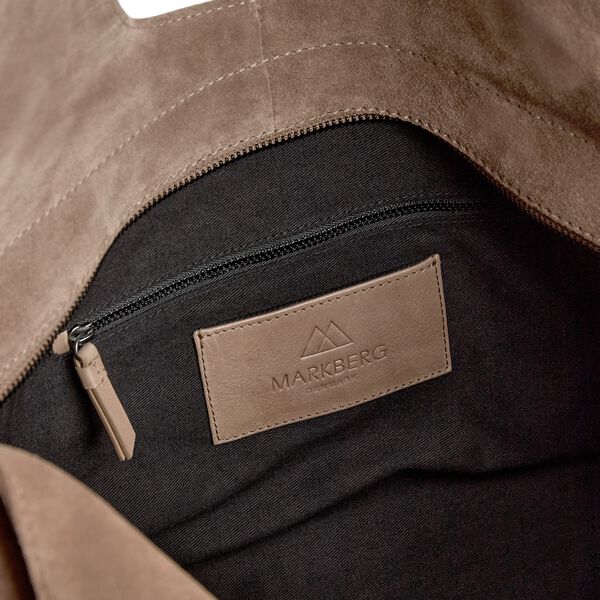 LaurineMBG Shopper Suede, mocha mousse, Markberg