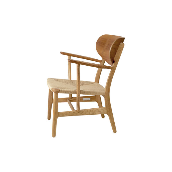 CH22 Loungestol, oljad teak/ek/natur, Carl Hansen & S&oslash;n