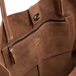 ZarahMBG Shopper Suede, chestnut, Markberg