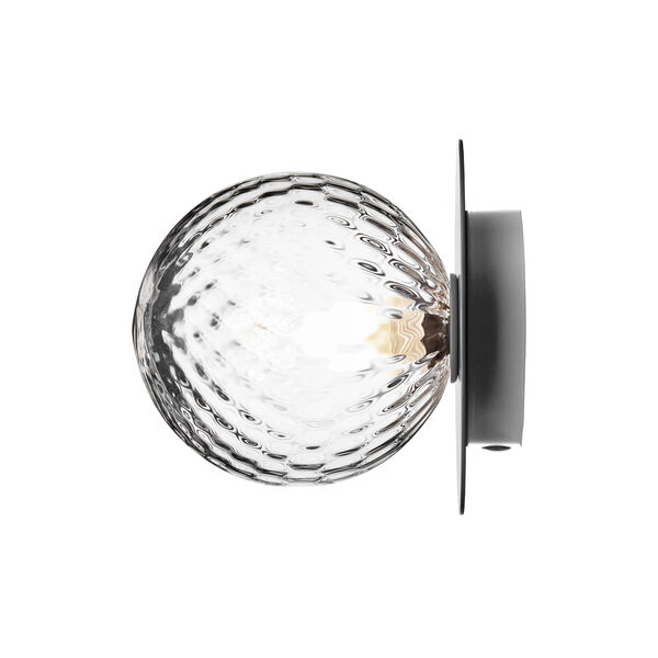 Liila 1 Medium Wall Lamp, light silver/optic clear Liila 1 Medium Wall Lamp, light silver/optic clear, Nuura