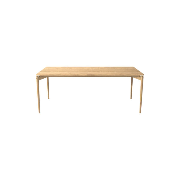 PURE Dining Table L190, white oiled oak, Bruunmunch Furniture