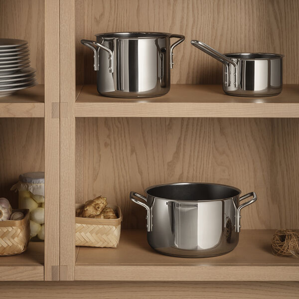 Stainless Steel Gryta keramisk bel&auml;ggning 2,2 L, Eva Trio