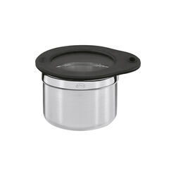 F&ouml;rvaringsl&aring;da med lock, st&aring;l/svart, R&ouml;sle